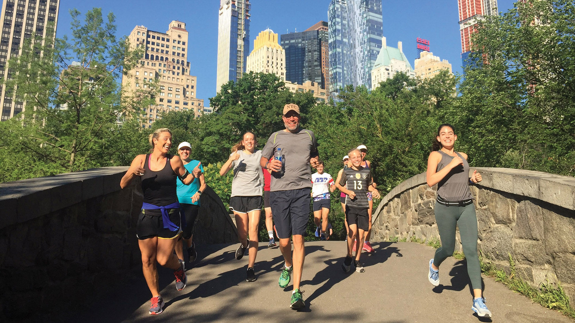A Fit Tours NYC sightseeing run through Central Park.