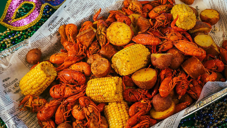 An all-you-can-eat crawfish boil is one of the new add-on experiences at Universal Studios Mardi Gras this year.
