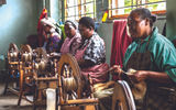 The Nanyuki Spinners and Weavers train poor, widowed and single mothers to knit and weave.