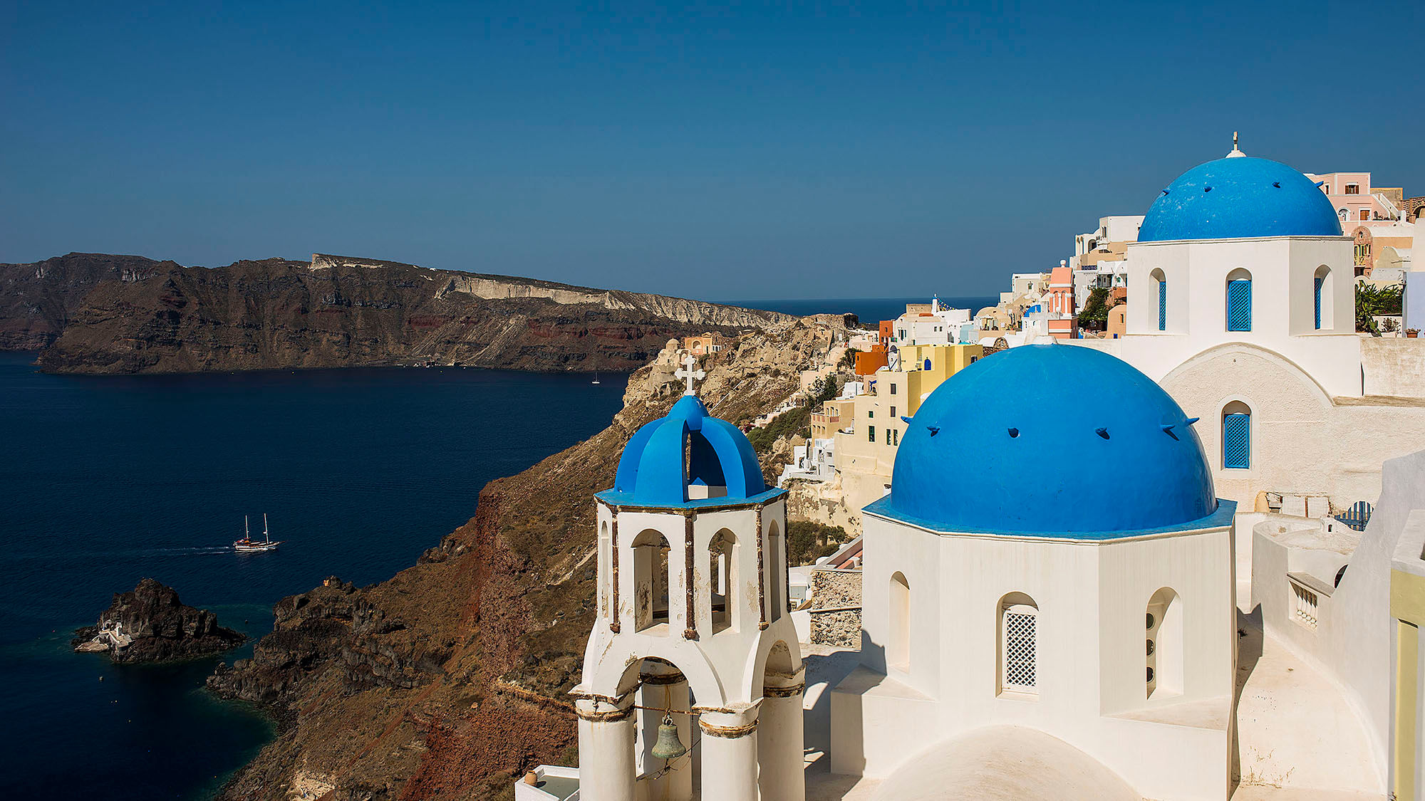 Disney's Greece cruises will stop in Santorini.