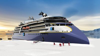 Rendering of Lindblad's National Geographic Endurance. Lindblad Expeditions will hold a multicity roadshow for travel advisors, Expedition 360, that will span the U.S. and Canada in May and June.