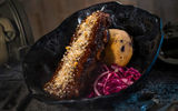 Docking Bay 7 Food and Cargo will serve Smoked Kaadu Ribs -- smoked and sticky pork with blueberry corn muffin and cabbage slaw.
