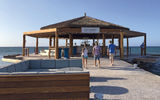 The Latitudes Over Water Bar, which sits just off a newly-built pier, showcases 360-degree water views.