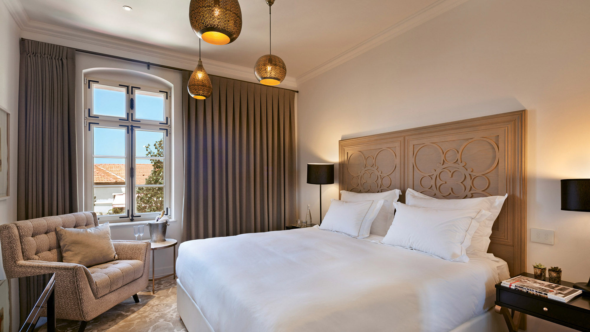 A guestroom at the Drisco.