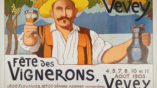 A poster from the Fete des Vignerons in 1905. A poster from the Fete des Vignerons in 1905.
