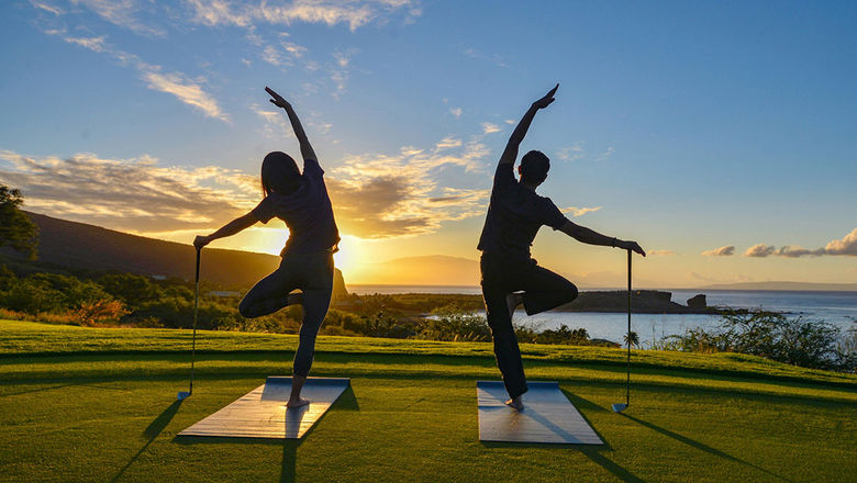 Four Seasons Resort Lanai introduced a series of Zen Sports Wellness programs at the end of 2018, including a golf series.