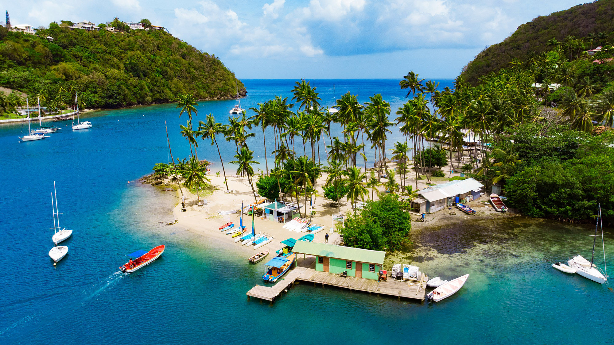 Marigot Bay in St. Lucia