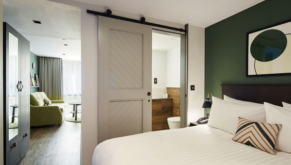 A suite at the Residence Inn by Marriott London Kensington, which opened in July and offers 319 one- and two-bedroom suites. A suite at the Residence Inn by Marriott London Kensington, which opened in July and offers 319 one- and two-bedroom suites.