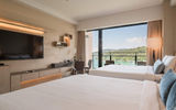 A Premier Family Lake View room at the luxury Fleur de Chine hotel on Sun Moon Lake.