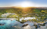 An aerial view of Hawaii's Mauna Lani, Auberge Resorts Collection which has been undergoing an extensive redesign and revitalization from the former Mauna Lani Bay Hotel & Bungalows.