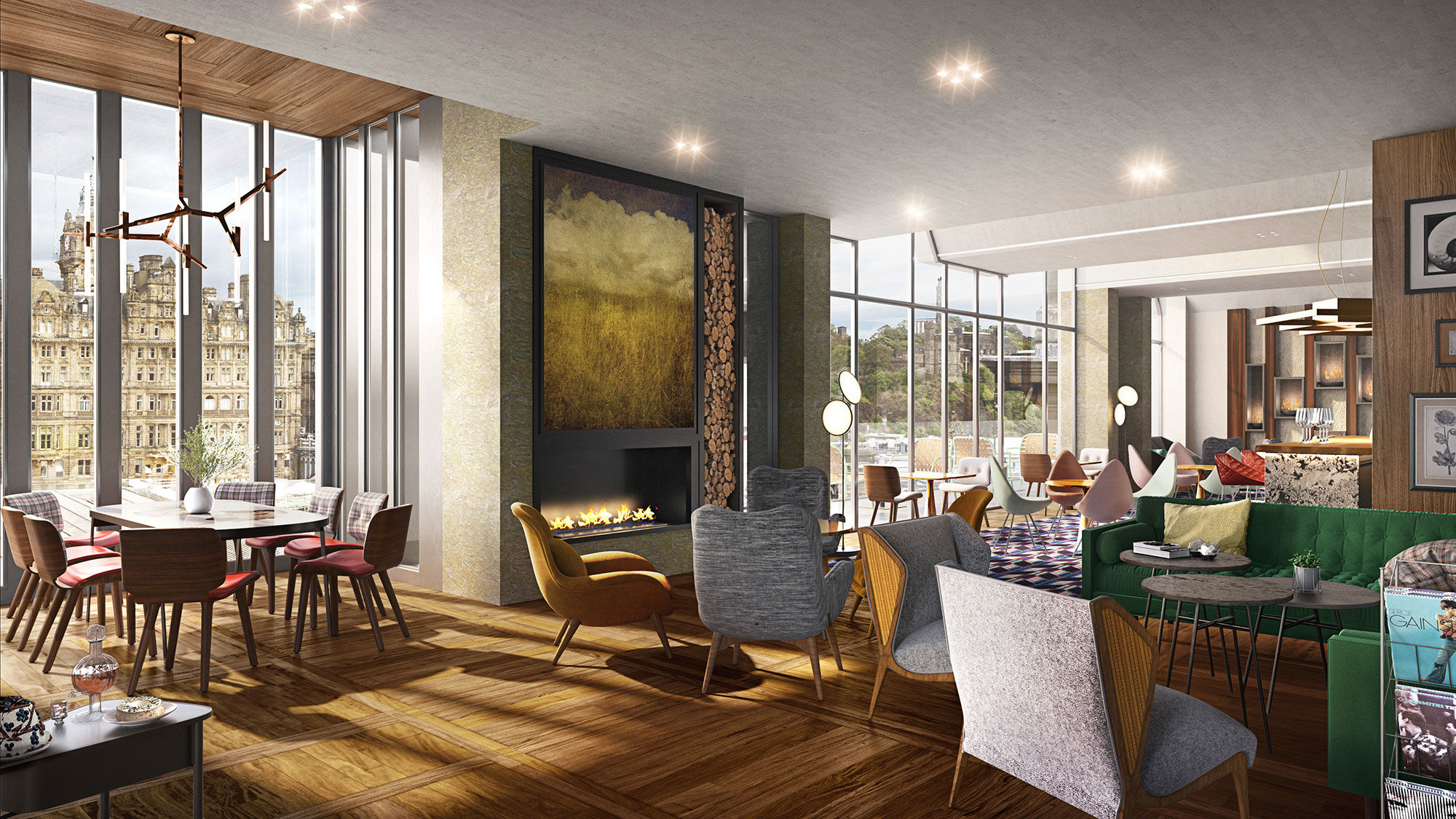 Edinburgh's Market Street Hotel will feature the Nor’ Loft rooftop lounge for drinks and small plates.