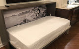 One-bedroom villas at Disney's Riviera Resort will have a small pullout bed below the television.
