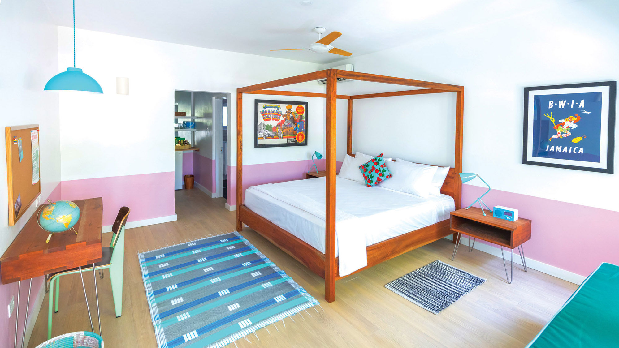 One of the 28 guestrooms at the Skylark Negril Beach Resort.