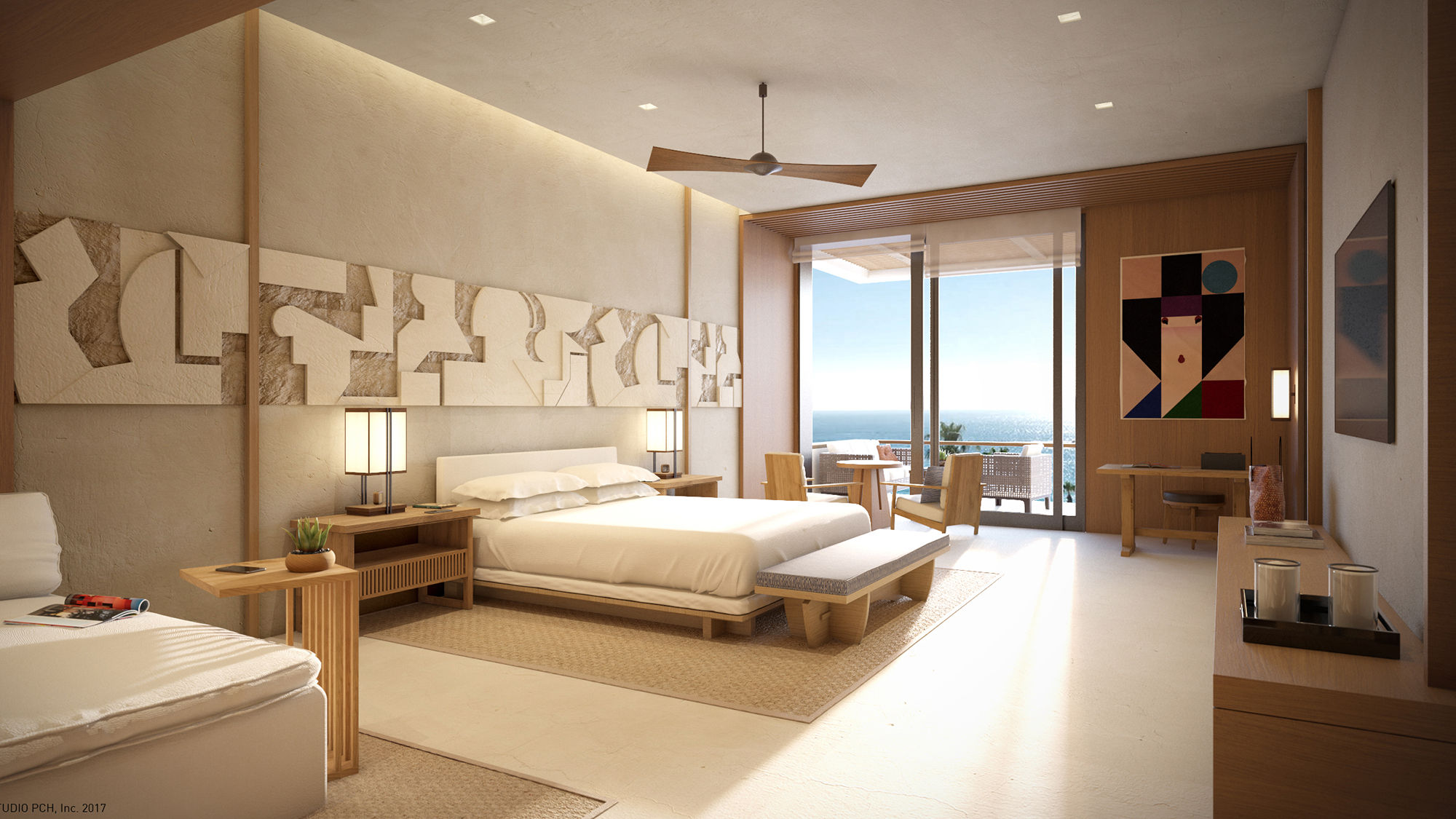 Rooms at the Nobu Hotel Los Cabos have private balconies, locally sourced artwork, in-room dining from Nobu Restaurant and more.