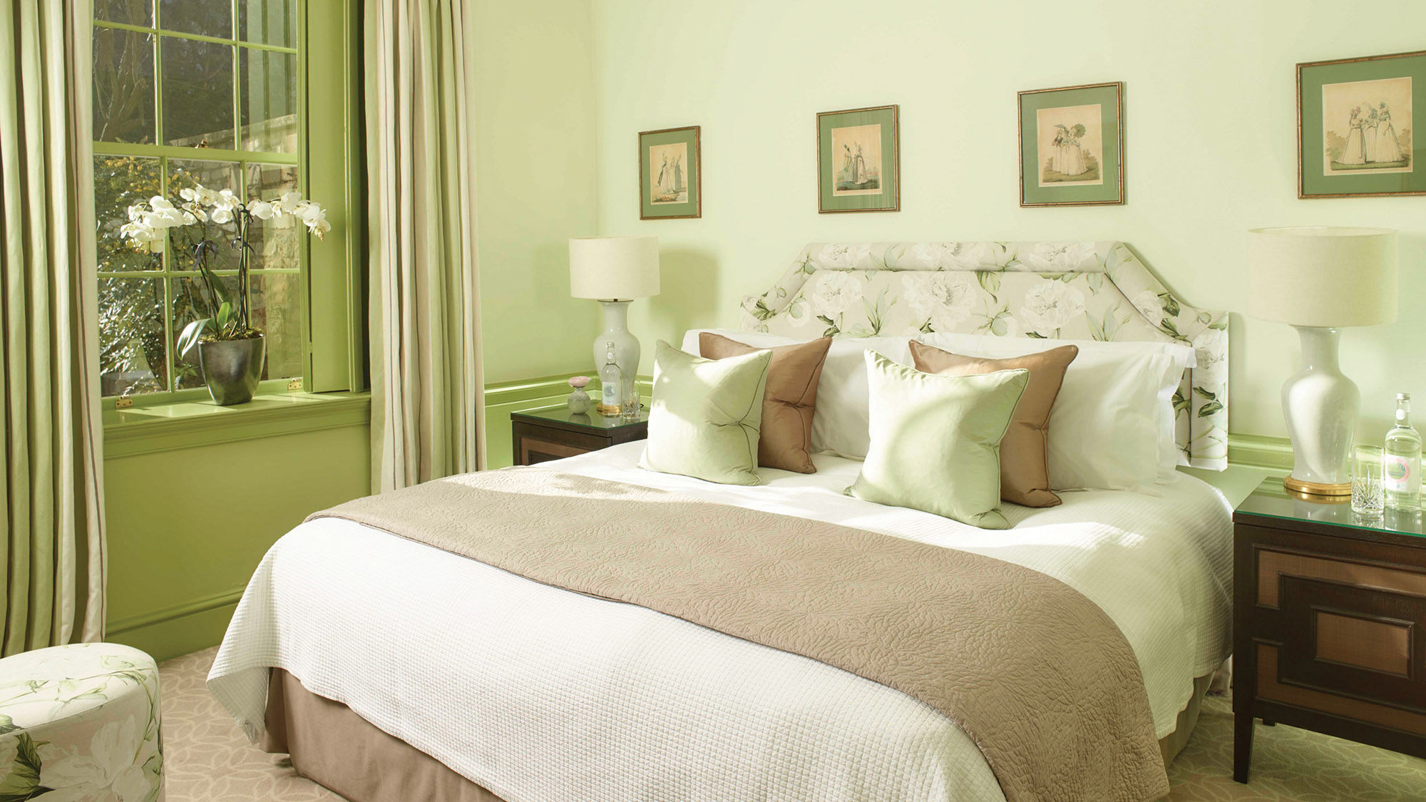 One of the 45 guestrooms and suites at the Royal Crescent Hotel & Spa, which occupies a cluster of buildings dating to the mid-1700s.