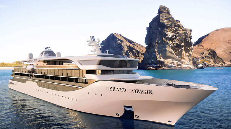 At a presentation at the Seatrade Cruise Global conference in Miami Beach, Silversea Cruises unveiled new details about the Silver Origin, the 100-passenger ship it is building at a Dutch shipyard for use in the Galapagos Islands. Silversea said it is the cruise line's first ever destination-specific ship. It is scheduled to start sailing in 2020. Many interior spaces were detailed for the first time at the convention. Bright, colorful motifs and regional materials will accentuate the design. Silver Origin's public spaces were designed by HBA Miami, while GEM -- Design for Cruise Ships, the team behind the interior design of Silver Muse, oversaw the interior design of the ship's suites.