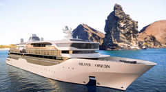 At a presentation at the Seatrade Cruise Global conference in Miami Beach, Silversea Cruises unveiled new details about the Silver Origin, the 100-passenger ship it is building at a Dutch shipyard for use in the Galapagos Islands. Silversea said it is the cruise line's first ever destination-specific ship. It is scheduled to start sailing in 2020. Many interior spaces were detailed for the first time at the convention. Bright, colorful motifs and regional materials will accentuate the design. Silver Origin's public spaces were designed by HBA Miami, while GEM -- Design for Cruise Ships, the team behind the interior design of Silver Muse, oversaw the interior design of the ship's suites.