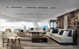 Located at the very front of the ship, the Observation Lounge will be a place for guests to relax with a book from the library, which will be carefully curated by Silversea's destination experts and will be the most extensive destination-focused collection the cruise line has ever had on one ship.