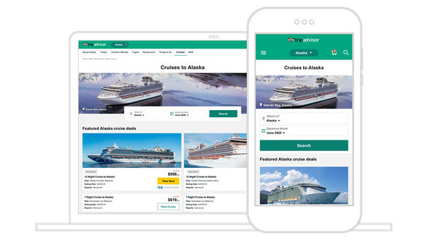 TripAdvisor enables cruise reviews and shopping