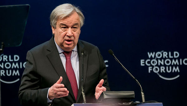 United Nations Secretary-General Guterres at the WEF conference: “Don’t come with a speech. Come with a plan.”