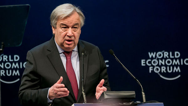 United Nations Secretary-General Guterres at the WEF conference: “Don’t come with a speech. Come with a plan.” United Nations Secretary-General Guterres at the WEF conference: “Don’t come with a speech. Come with a plan.”