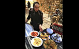 Lunch is served at Iraq al-Amir Women's Association.