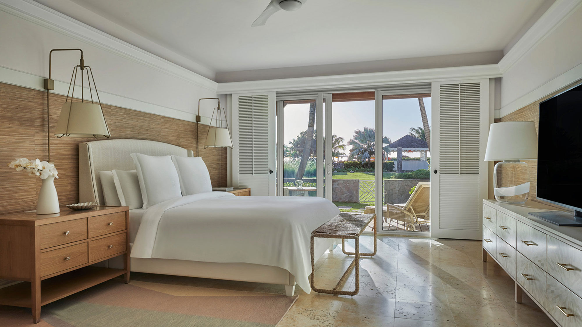 The Four Seasons Resort Nevis added new suites during its first phase of renovations.