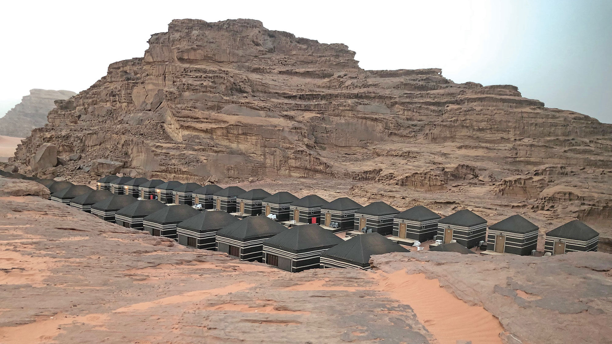 Visitors to Jordan for a Wadi Rum experience can stay in these Bedouin-style tents.