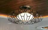 A light fixture on the Celebrity Flora.