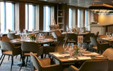 The Seaside Dining Room, one of two on the Celebrity Flora, can hold all 100 guests.