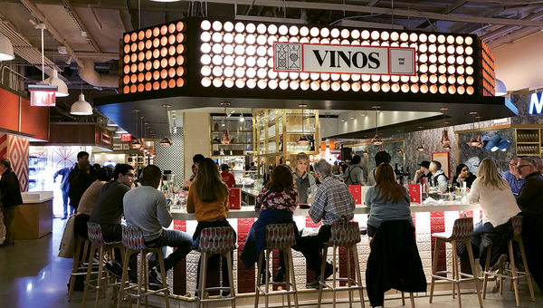 Mercado Little Spain is a bustling Spanish food hall in Hudson Yards helmed by Jose Andres. Mercado Little Spain is a bustling Spanish food hall in Hudson Yards helmed by Jose Andres.