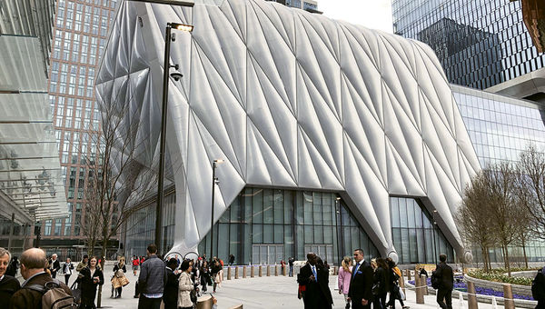 The Shed arts center opened in early April. The Shed arts center opened in early April.