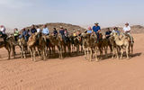 Travel Leaders Network held its 20th Annual International Summit April 12 to 15 in Petra, Jordan. Attendees stayed at the Petra Marriott Hotel and enjoyed cultural and culinary activities, including riding camels in Wadi Rum.