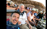 From left, Travel Leaders advisor Mike Salvadore from Kenmore, Wash., and his guest Mike Quinlan, with advisors Leslie and Dave Hershberger from Cincinnati during Travel Leaders Network's International Summit in Petra, Jordan, last month.