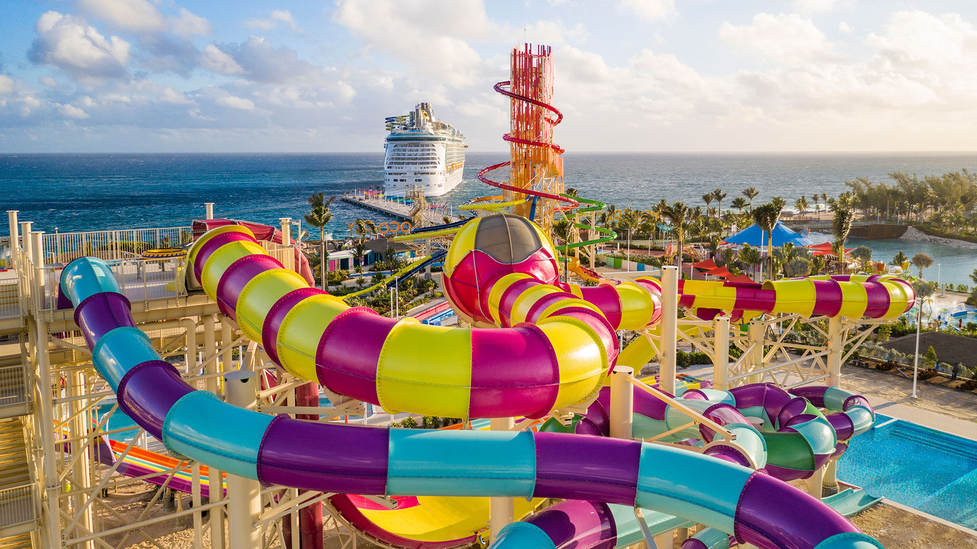 CocoCay's waterpark opened earlier this year.