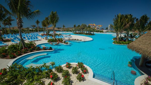 Perfect Day at CocoCay's Oasis Lagoon is the largest freshwater pool in the Caribbean.