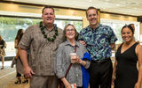 From left: Snisky and Susan Haight-Bishop, John White and Tiffany Rosenthal of the Kaanapali Beach Hotel. The Forum was held at the Sheraton Waikiki and Royal Hawaiian.