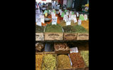 Spices on display at the Carmel Market, or shuk, which opened in 1920 and is the largest such market in Tel Aviv.