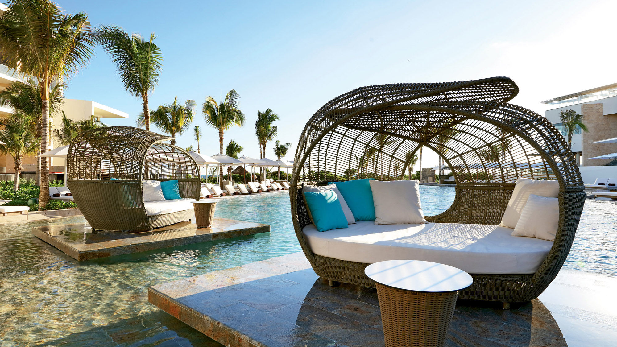 The main pool at the adults-only TRS Coral, a Leading Hotels of the World member.