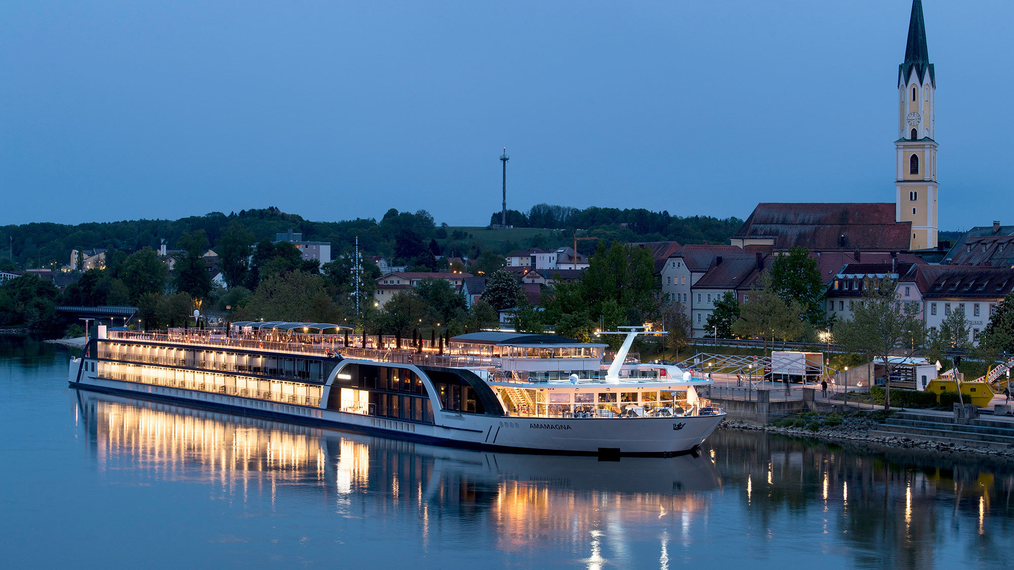 The features onboard the AmaMagna could shape changes to AmaWaterways' traditional-sized vessels.