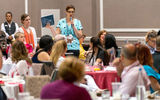 Heather Luckey of Brilliant Journeys shares a tip on reaching the next level in business during the Think Tank at GTM West.