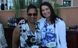 Yolanda Brown of UnCruise Adventures, left, and Tamara Lidbom of Anytime Travel Agency at the closing reception.