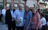 Travel advisor attendees from left: Steve McKenna of CruiseOne, Brad and Tina Oakes of TNB Travel/Dream Vacations and Nicole Gott of CruiseOne.