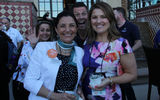 From left: Heather Dudick of Alaska Railroad, Oya Bekisoglu of Emerald Waterways, Kent Phillips of Exodus Travels and Holly Kilpatrick of Unparalleled Journeys  at the closing reception.