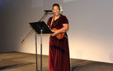 The Hawaiian Islands Aloha Breakfast kicked off with sounds of the ukulele.
