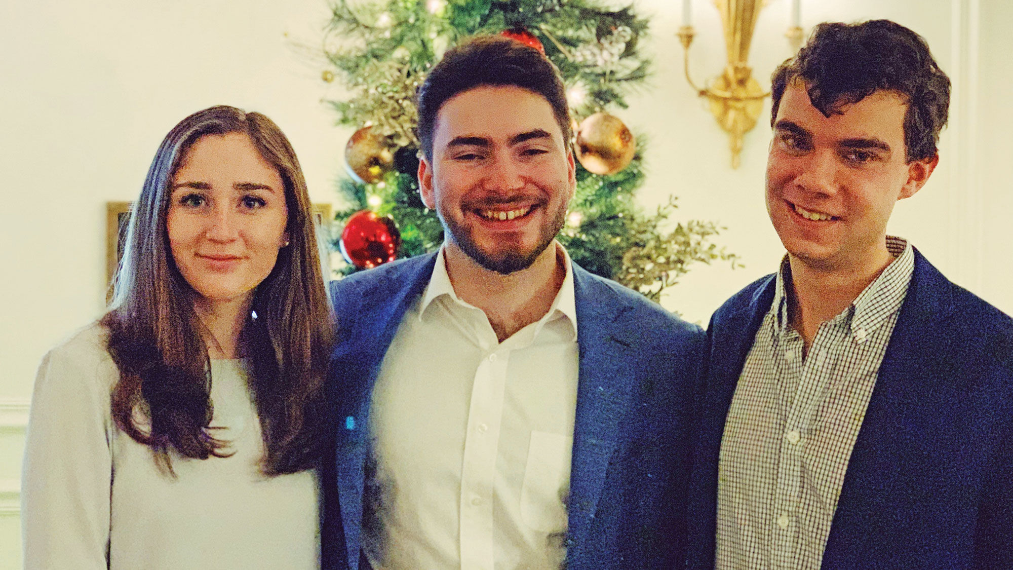 From left, MilesAhead's Grace McBride, Rob Karp and Nelson Billington.
