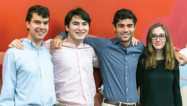 From left, MilesAhead director of client operations Nelson Billington, CEO Rob Karp, senior luxury travel advisor AJ Arena and director of business management and marketing Grace McBride. From left, MilesAhead director of client operations Nelson Billington, CEO Rob Karp, senior luxury travel advisor AJ Arena and director of business management and marketing Grace McBride.