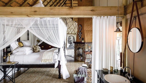 Accommodations at the Singita Ebony Lodge in South Africa. Singita has introduced an elephant-collaring experience, through which travelers can assist in efforts to track the creatures. Accommodations at the Singita Ebony Lodge in South Africa. Singita has introduced an elephant-collaring experience, through which travelers can assist in efforts to track the creatures.