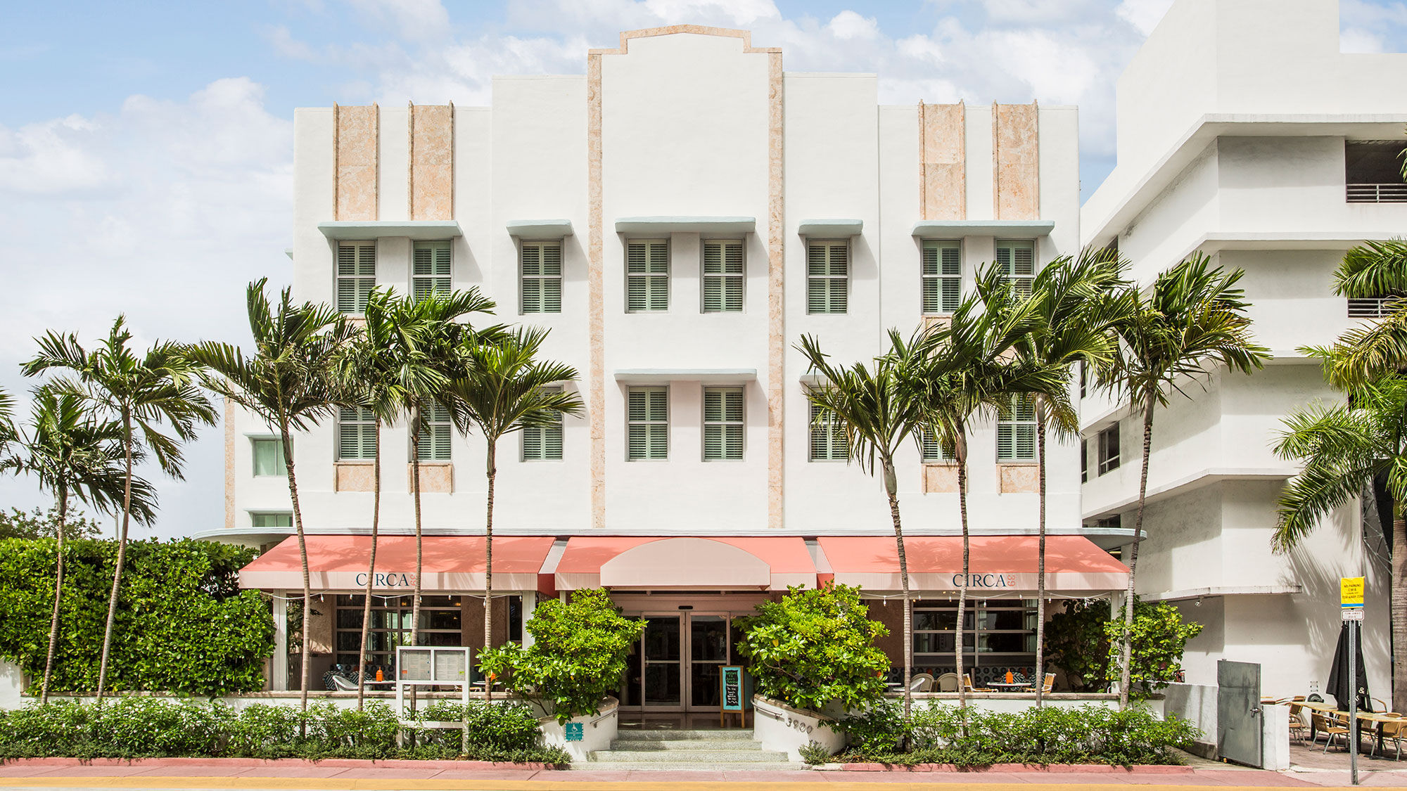 Circa 39 is an art deco property located across the street from the beach.