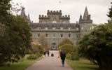 Inveraray Castle in the county of Argyll. The current structure dates to the mid-1700s.